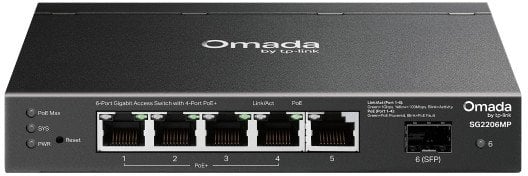 TP-Link SG2206MP łącza sieciowe L2 Gigabit Ethernet (10/100/1000) Obsługa PoE