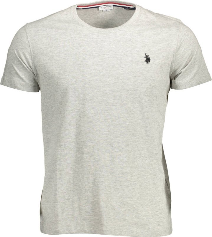 U.S. Polo T-SHIRT US POLO Z KRÓTKIM RĘKAWEM MĘSKI SZARY 2XL