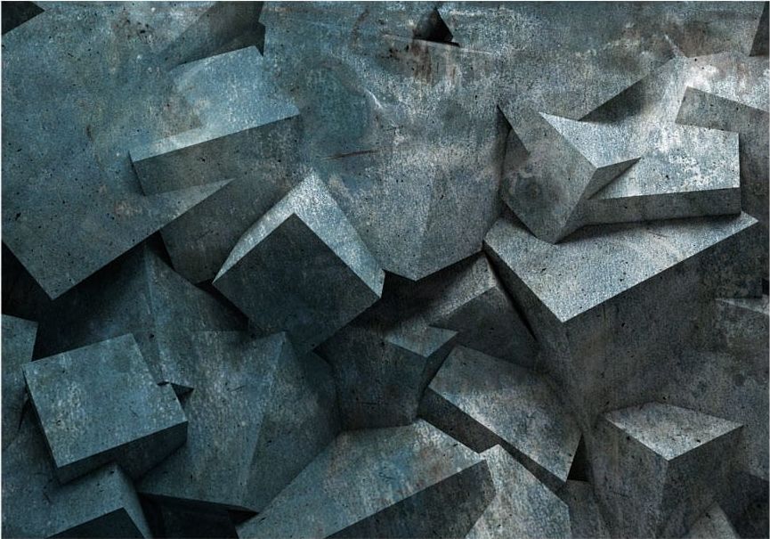 DecoNest Fototapeta - Kamienna lawina - 200X140