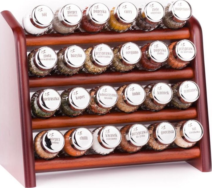 GALD Przyprawnik półka na przyprawy zestaw 24 szt