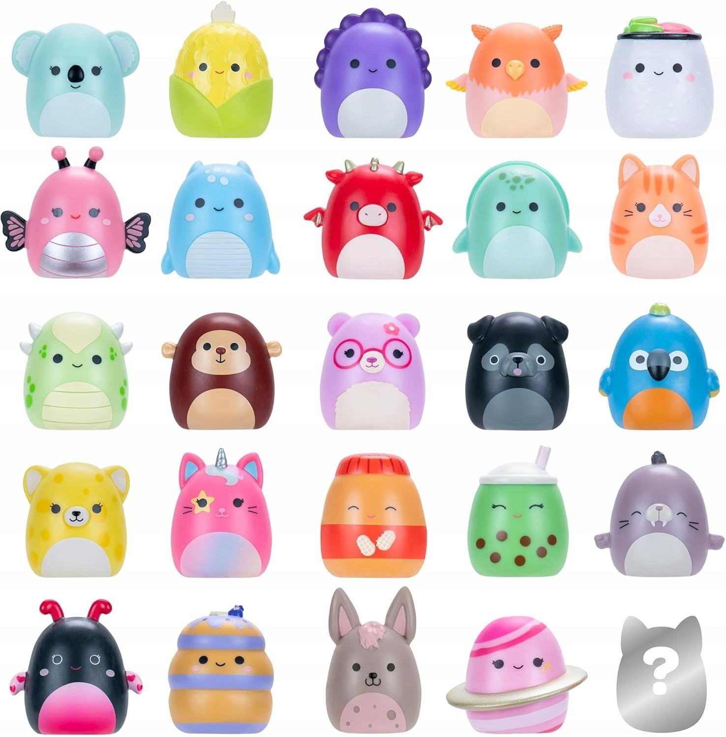 Squish-a-longs by Squishmallow, S3 collectible figures, 25 pcs