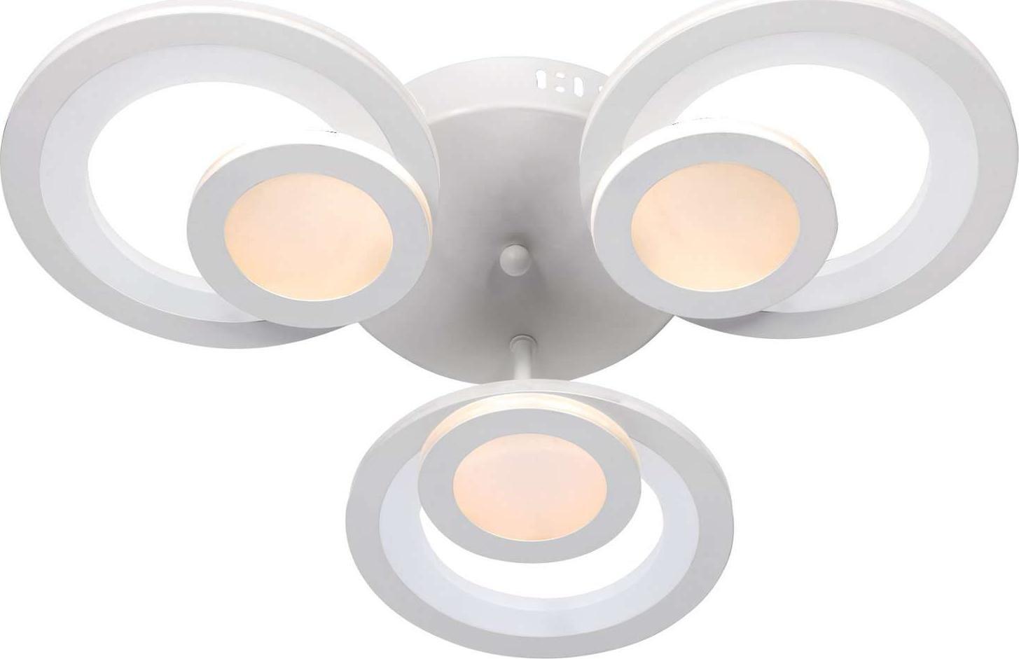 Lampa sufitowa VEN LAMPA sufitowa VEN P-MX 2310/3 modernistyczna OPRAWA dyski LED 51W 3000K-6000K plafon biały