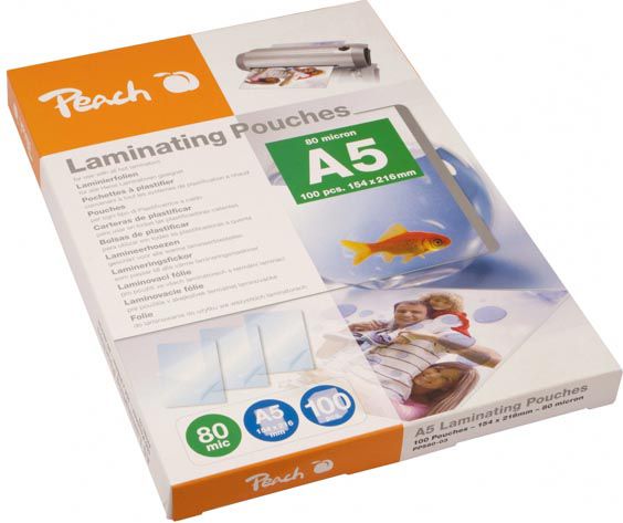 Peach Folia laminująca A5 (510363)