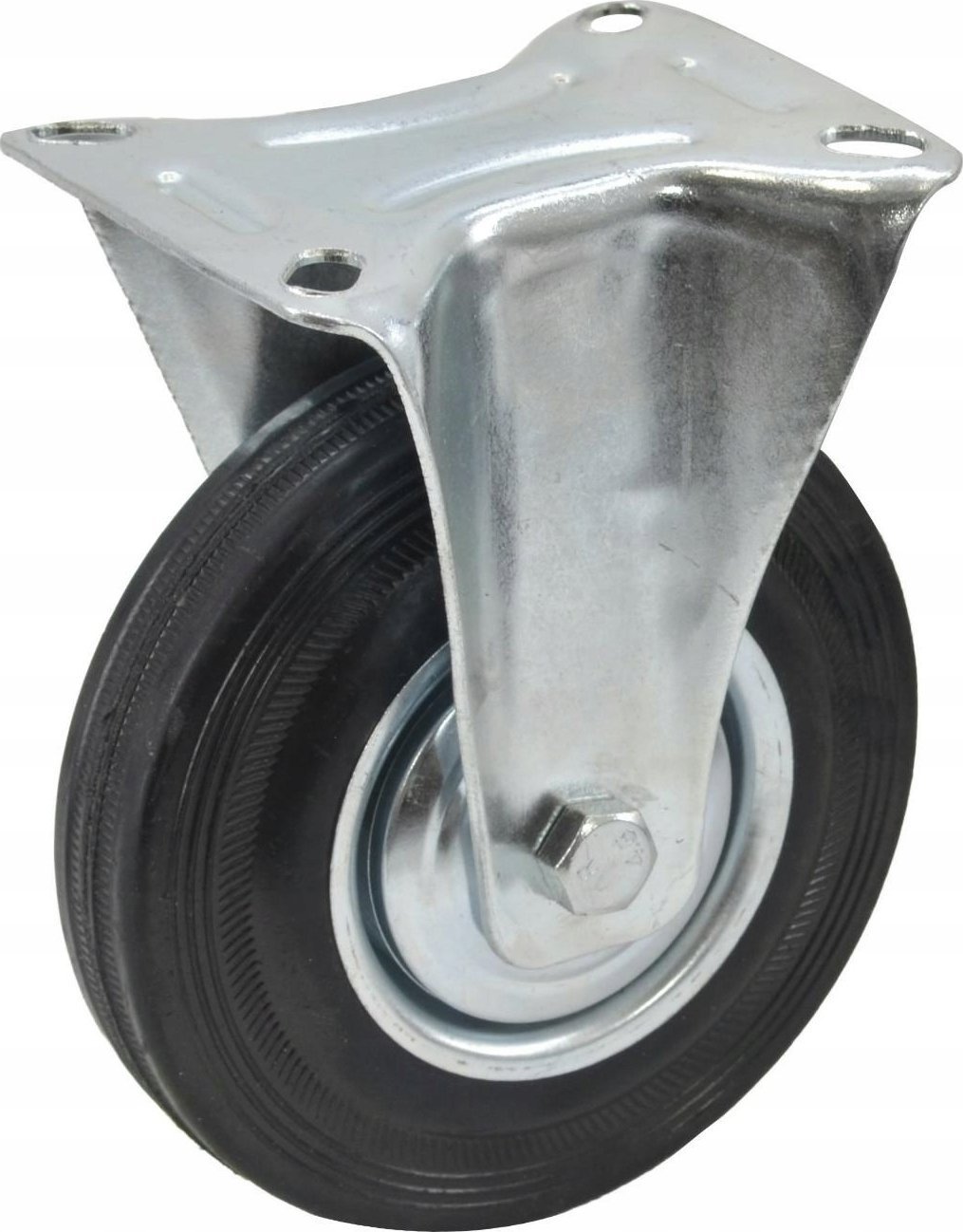 AWTools AWTOOLS KOŁO STAŁE Z CZARNĄ GUMĄ 100mm