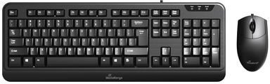 Klawiatura + mysz MediaRange Klawiatura+Mysz USB 2.0 czarny QWERTY
