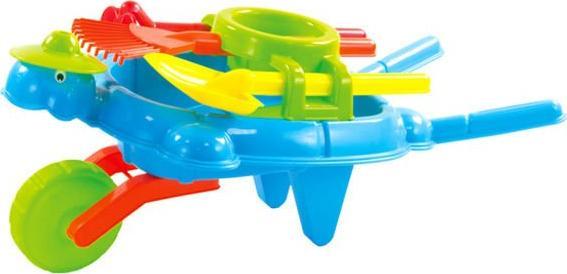 Mochtoys Mochtoys 5371 Taczka ogrodowa Żółw dla dzieci w zestawie z akcesoriami