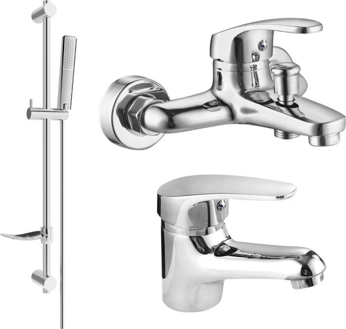 Mexen Mexen Erica DF72 zestaw prysznicowy, chrom - 746403DF72-00