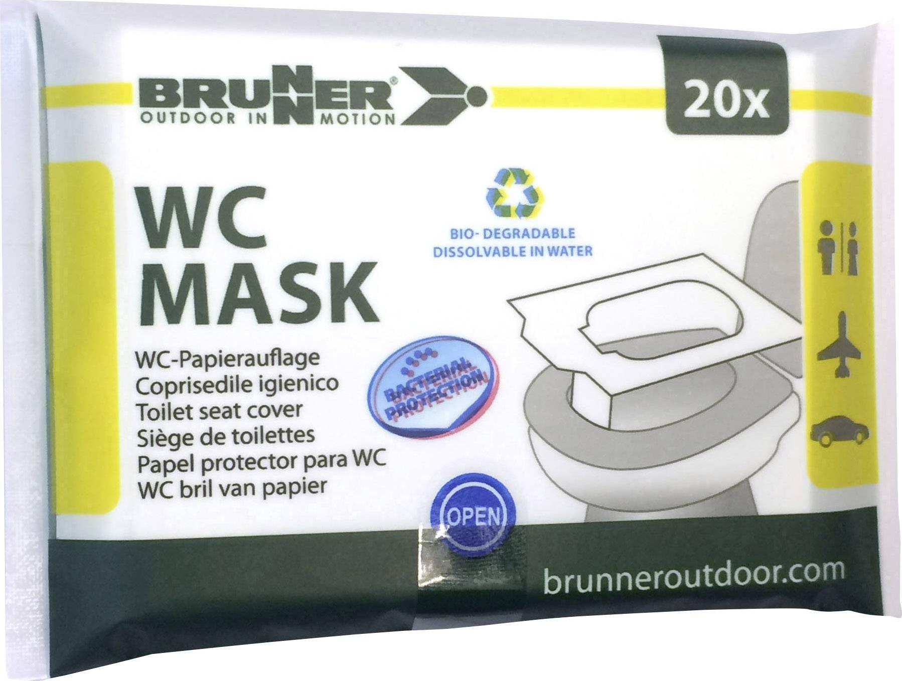 Brunner Nakładki na toaletę Brunner WC Mask- 20 szt Uniwersalny