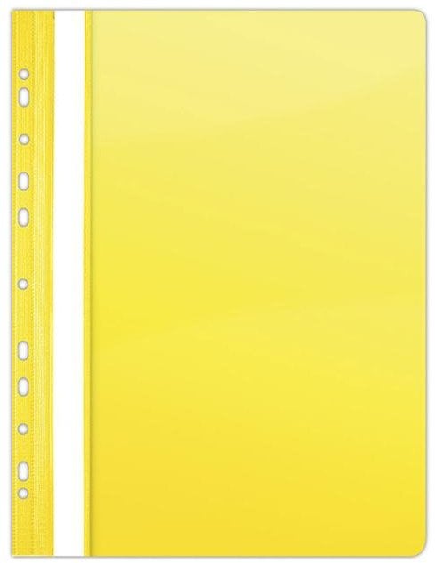 Skoroszyt wpinany Donau A4 PCV żółty (10)