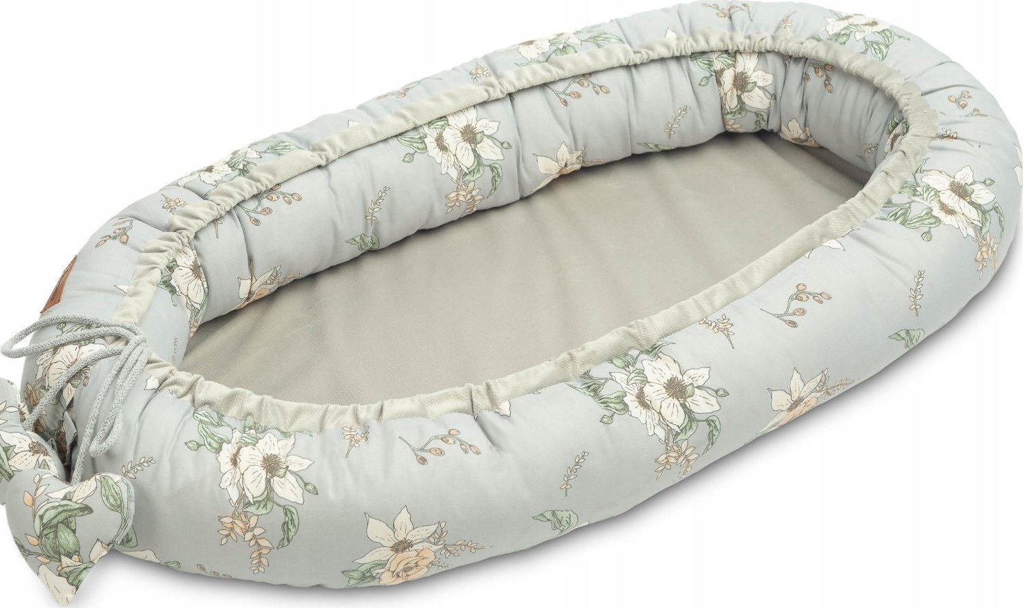 Sensillo KOKON VELVET LILIA SZARY 80x45