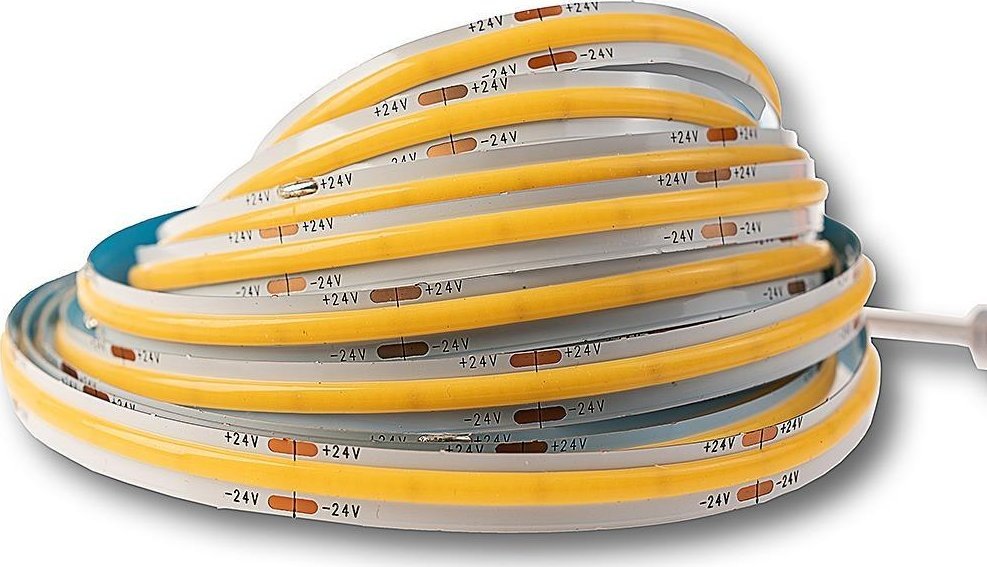 Taśma LED VTAC Taśma LED V-TAC Bezpunktowa COB 280LED 24V 10W/m VT-COB 3000K 800lm