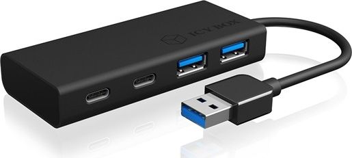 HUB USB Icy Box 2x USB-C + 2x USB-A 3.0 (IB-HUB1426-U3)