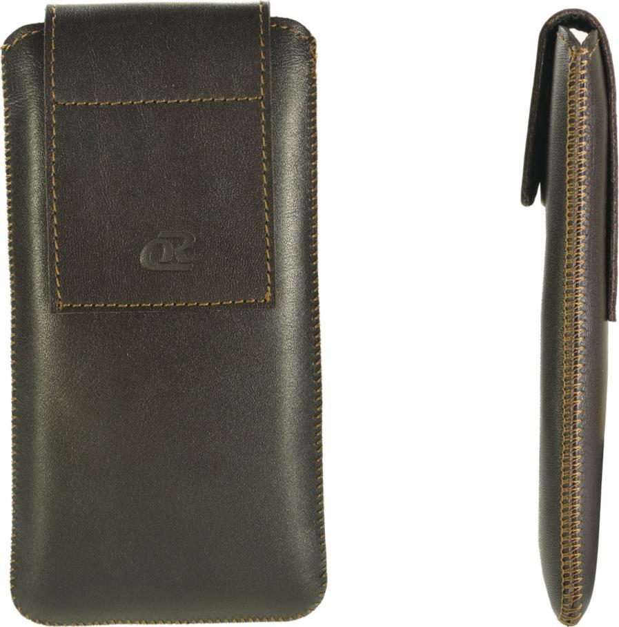 OrTech Etui wsuwka do SONY Xperia 5 kabura na pasek skóra