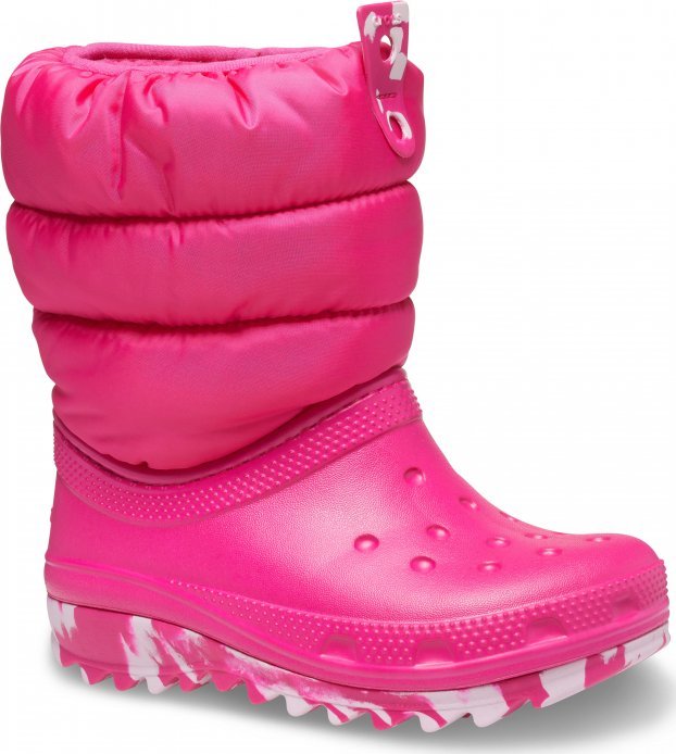 Crocs Crocs Classic Neo Puff Boot Kids 207684-6X0 Różowe 32/33