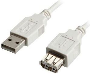 Kabel USB Value USB-A - 3 m Biały (11.99.8961-100)