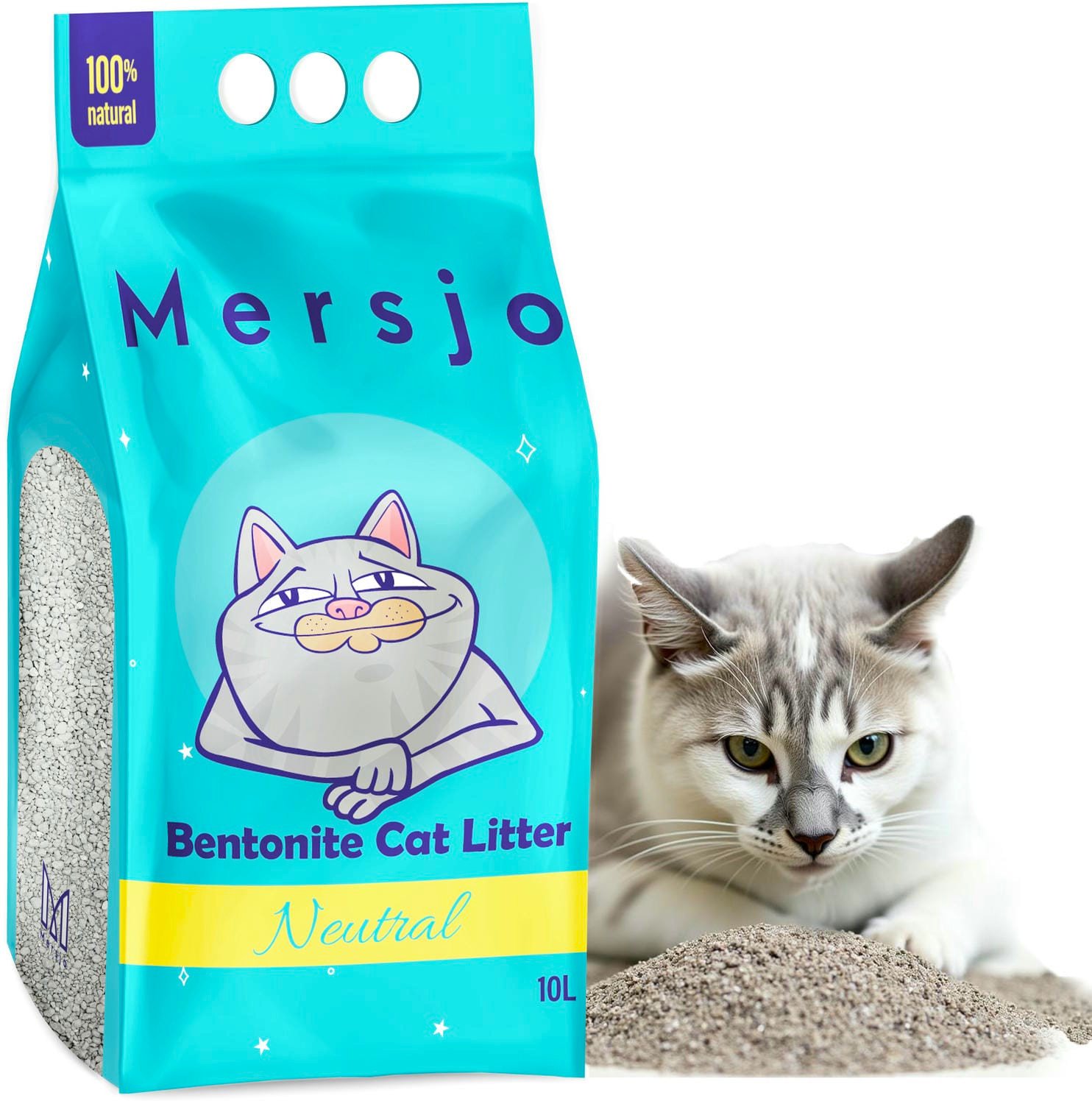 Żwirek bentonitowy dla kota NEUTRAL 10l