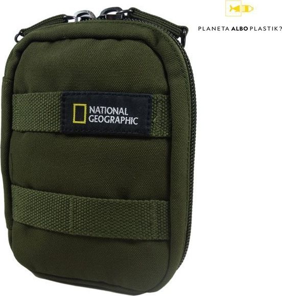 National Geographic Saszetka pionowa do paska National Geographic MILESTONE 14205 khaki