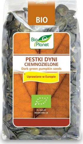 Bio Planet PESTKI DYNI CIEMNOZIELONE (UPRAWIANE W EUROPIE) BIO 350 g - BIO PLANET
