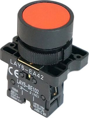 XBS Przycisk 0-1 ze stykiem NC NG22-EA42 czerwony XBS 0427