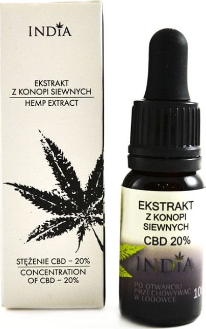 India Cosmetics Ekstrakt z konopisiewnych CBD -20%