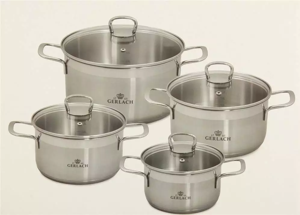 Affek Design BRAVA Garnki 8el. indukcja 16/18/ 20/24 322P