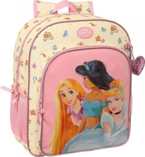 Princesses Disney Plecak szkolny Princesses Disney Magical Beżowy Różowy (32 x 38 x 12 cm)