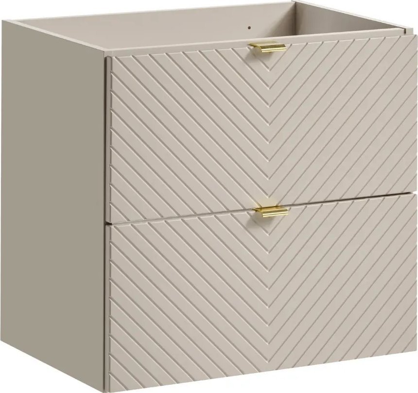 Szafka pod umywalkę VIVA CASHMERE 2S 60cm kaszmirowy mat COMAD