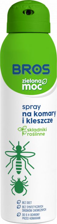 Bros Zielona Moc spray na komary i kleszcze 90 ml