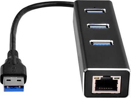 HUB USB SilverStone 1x RJ-45 + 3x USB-A 3.0 (SST-EP04)