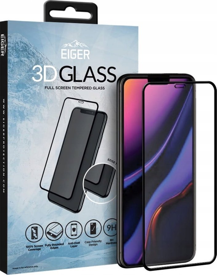 Eiger Szkło do etui do iPhone 11 Pro / Xs, Eiger 3D