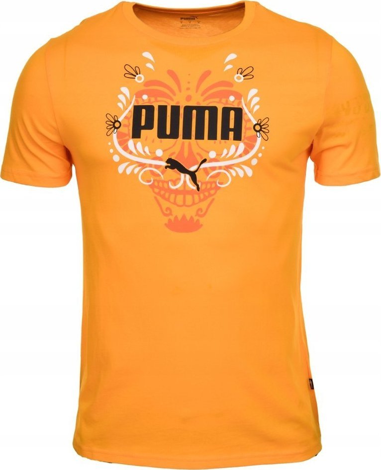 Puma Koszulka męska Puma Advanced Graphic Tee żółta 589273 30 S