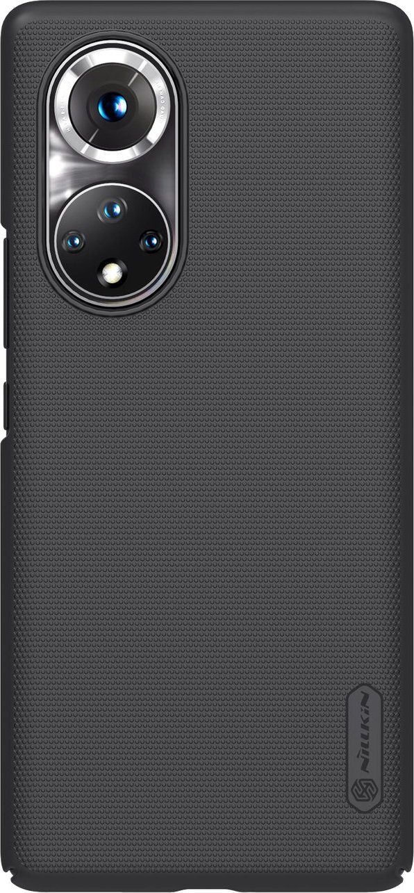 Nillkin Nillkin Super Frosted Shield Etui + Podstawka Honor 50 Pro Czarny