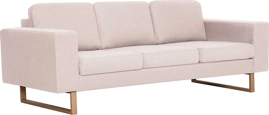 Elior Elegancka trzyosobowa sofa Williams 3X - kremowa