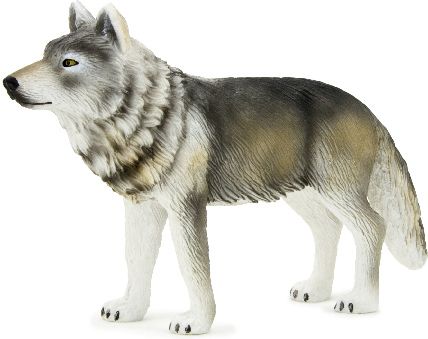 Figurka Animal Planet FIGURKA PLAST WILK 10CM 387025 ANIMAL SZARY - F7025