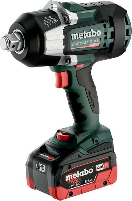 Klucz udarowy Metabo METABO.IMPACT WRENCH SSW 18 LTX 1750 BL 2x5.5Ah LiHD 1750Nm METABOX