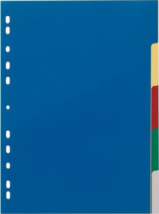 Durable DURABLE Ordnerregister PP blanko/5-fbg f A4 5 Blatt
