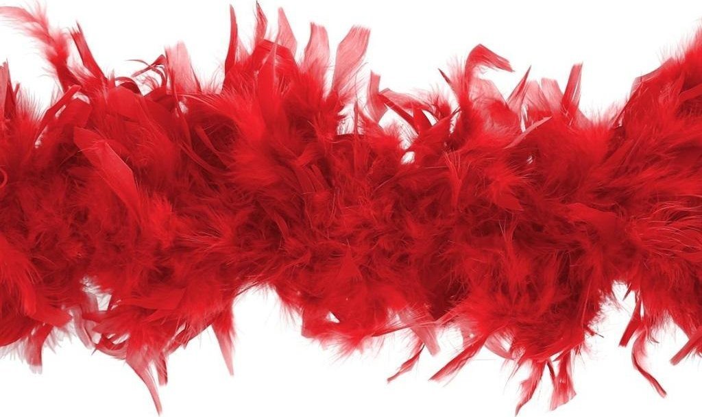 Boa czerwone 180cm 40g