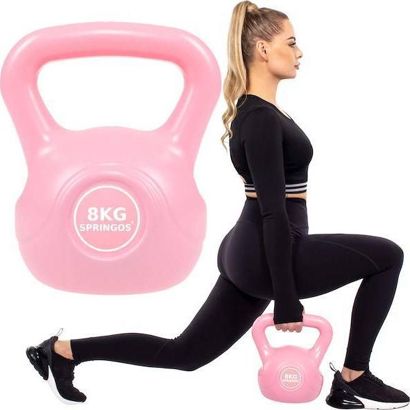 Kettlebell Springos Kettle Springos FA1060 8 kg Pink