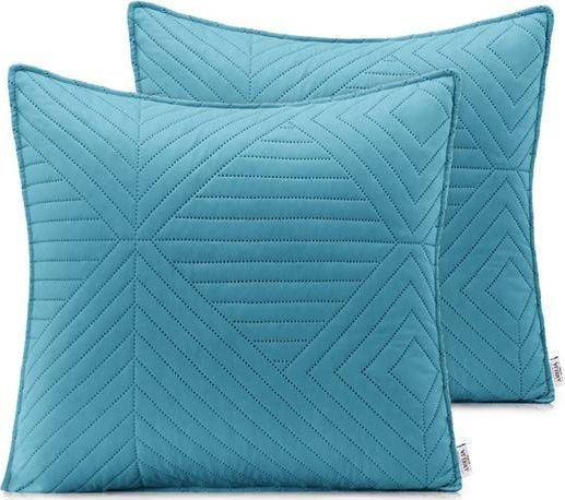 AmeliaHome CUS/AH/SOFTA/AZUREBLUE+PEARLSILVER/45X45*2