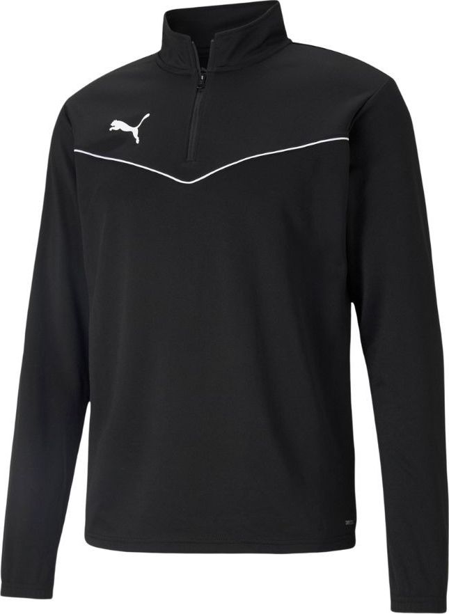 Puma Bluza męska Puma teamRISE 1 4 Zip Top czarna 657394 03