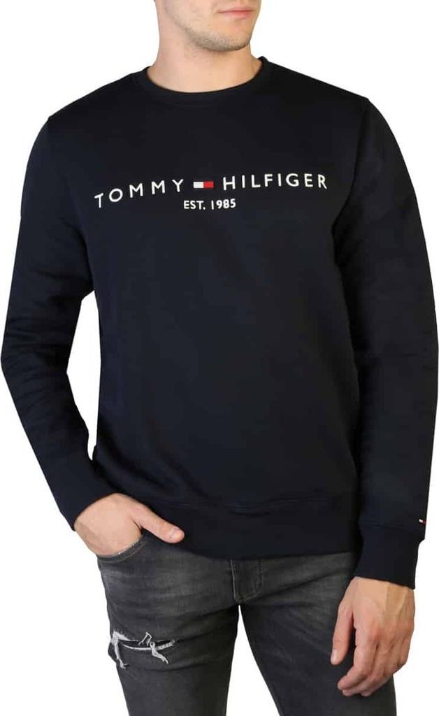 Tommy Hilfiger Bluzy marki Tommy Hilfiger model MW0MW11596 kolor Niebieski. Odzież Męskie. Sezon: Wiosna/Lato S