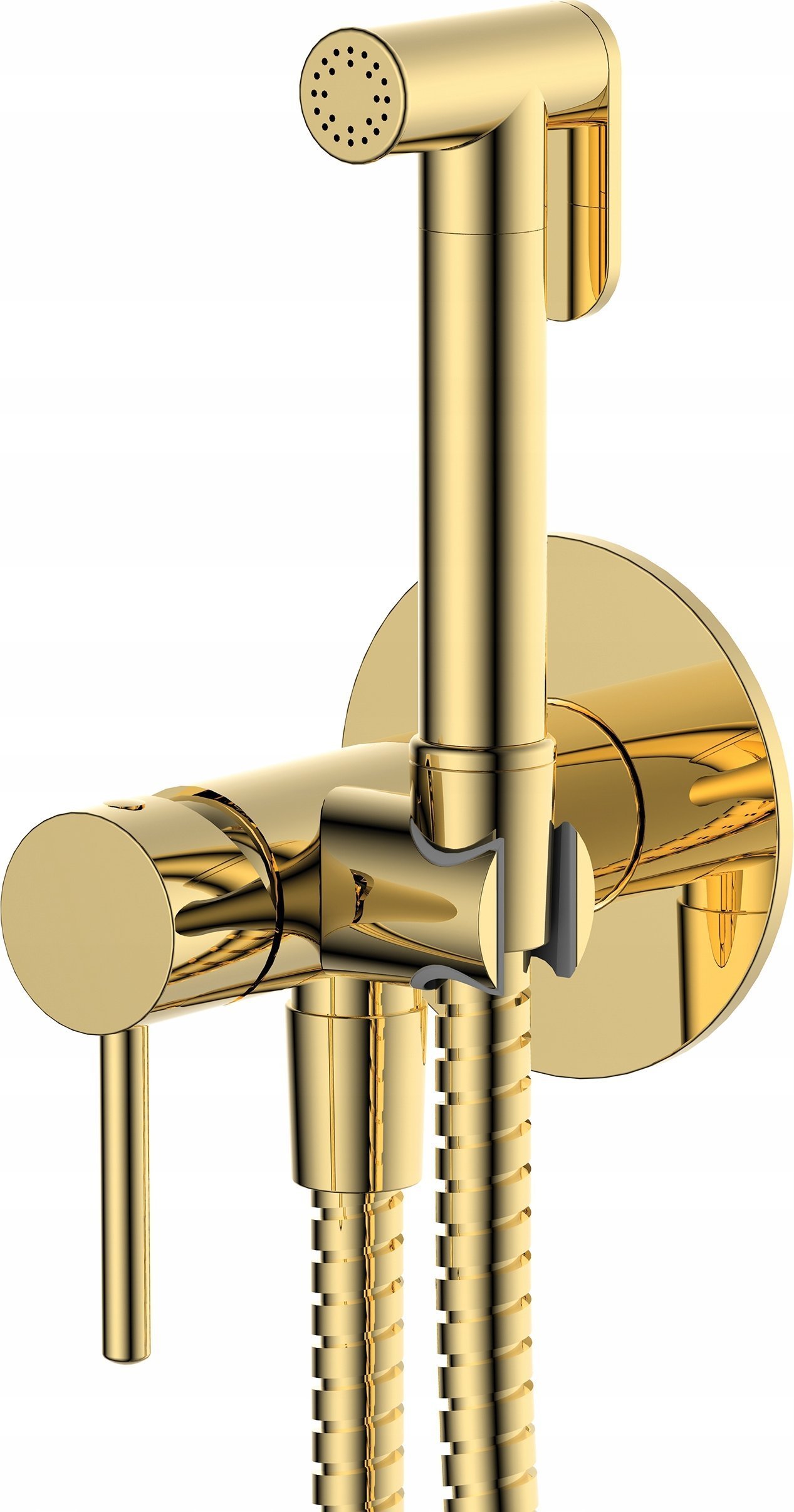 Bateria bidetowa Omnires System bidetowy Y podtynkowy z bateria, rączką i wężem