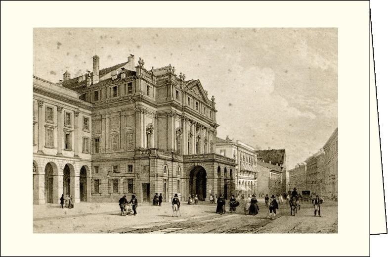 Rossi Karnet z kopertą ITW 013 Milano Teatro alla Scala