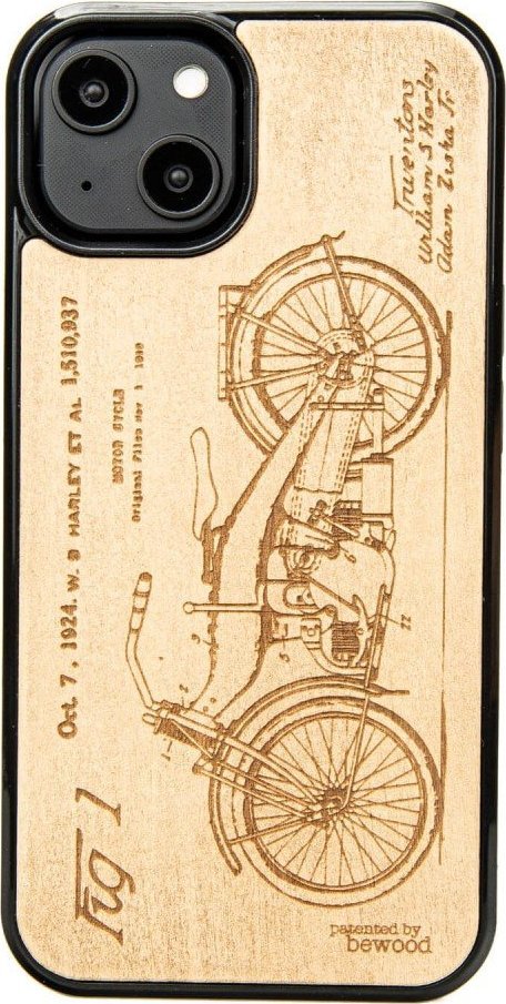 BeWood Drewniane Etui Bewood na iPhone 14 HARLEY PATENT ANIEGRE