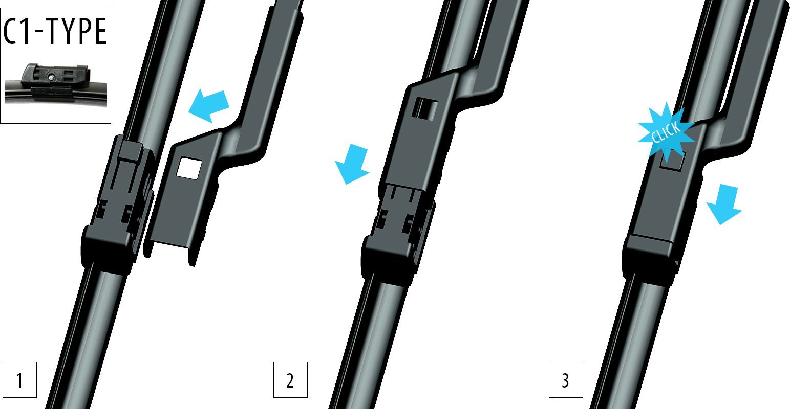 Oximo Wycieraczki przednie do Volkswagen Sharan (7N1) (05.2010r-....)