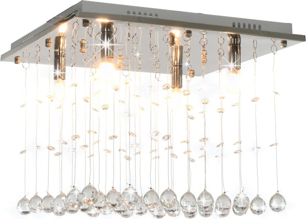 Lampa sufitowa Lumes Kwadratowa lampa sufitowa w stylu glamour - EX163-Volta