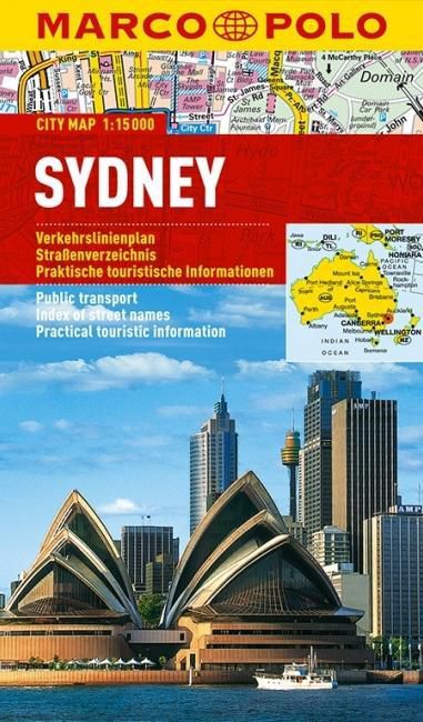 Sydney. Plan miasta