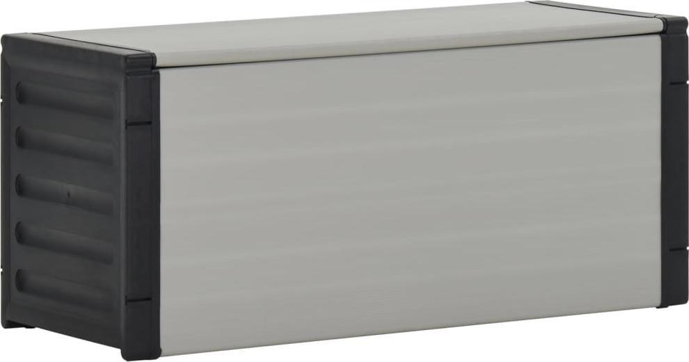 vidaXL vidaXL Kosz na śmieci, szary, 85x34x40 cm