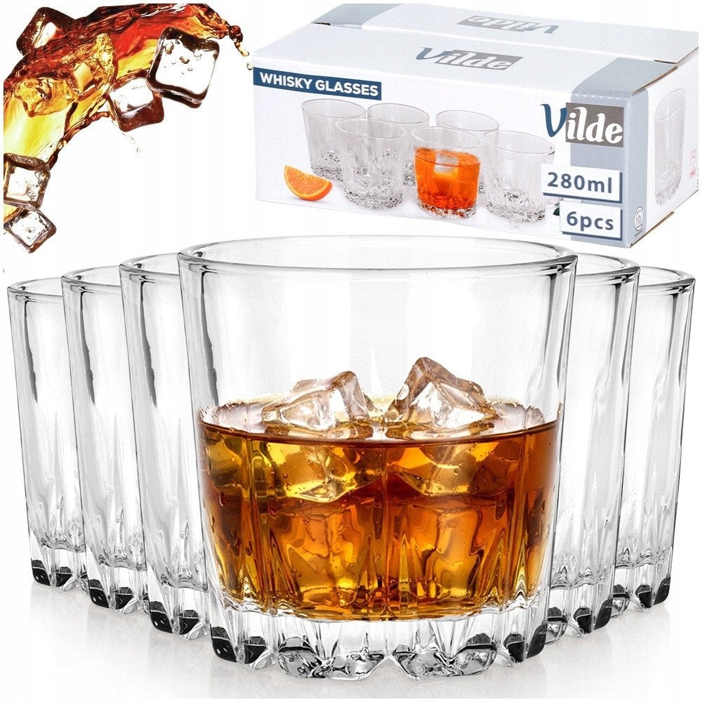 Szklanki do whisky 280 ml 6 szt.