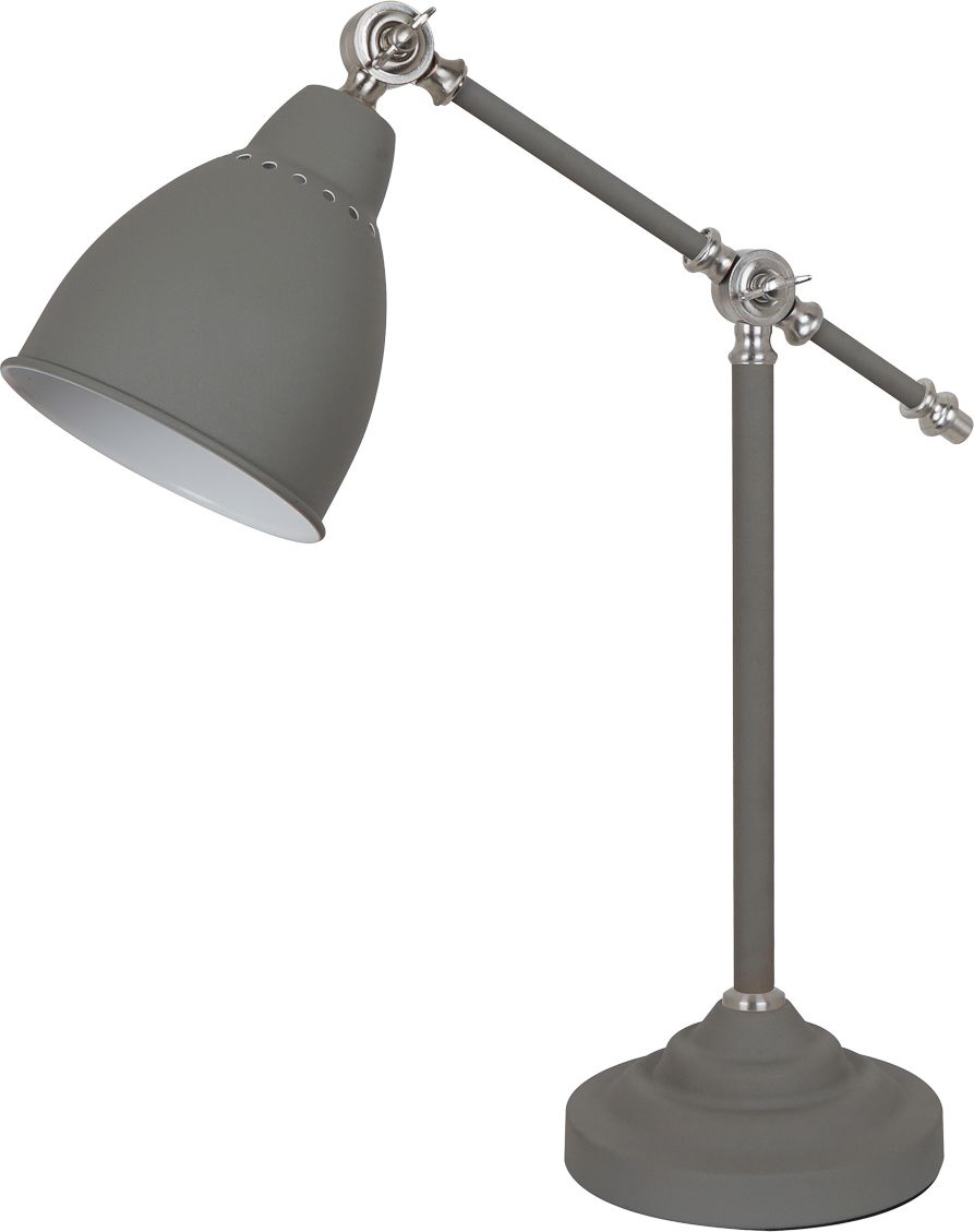 Lampka biurkowa Italux szara (MT-HN2054-1-GR)